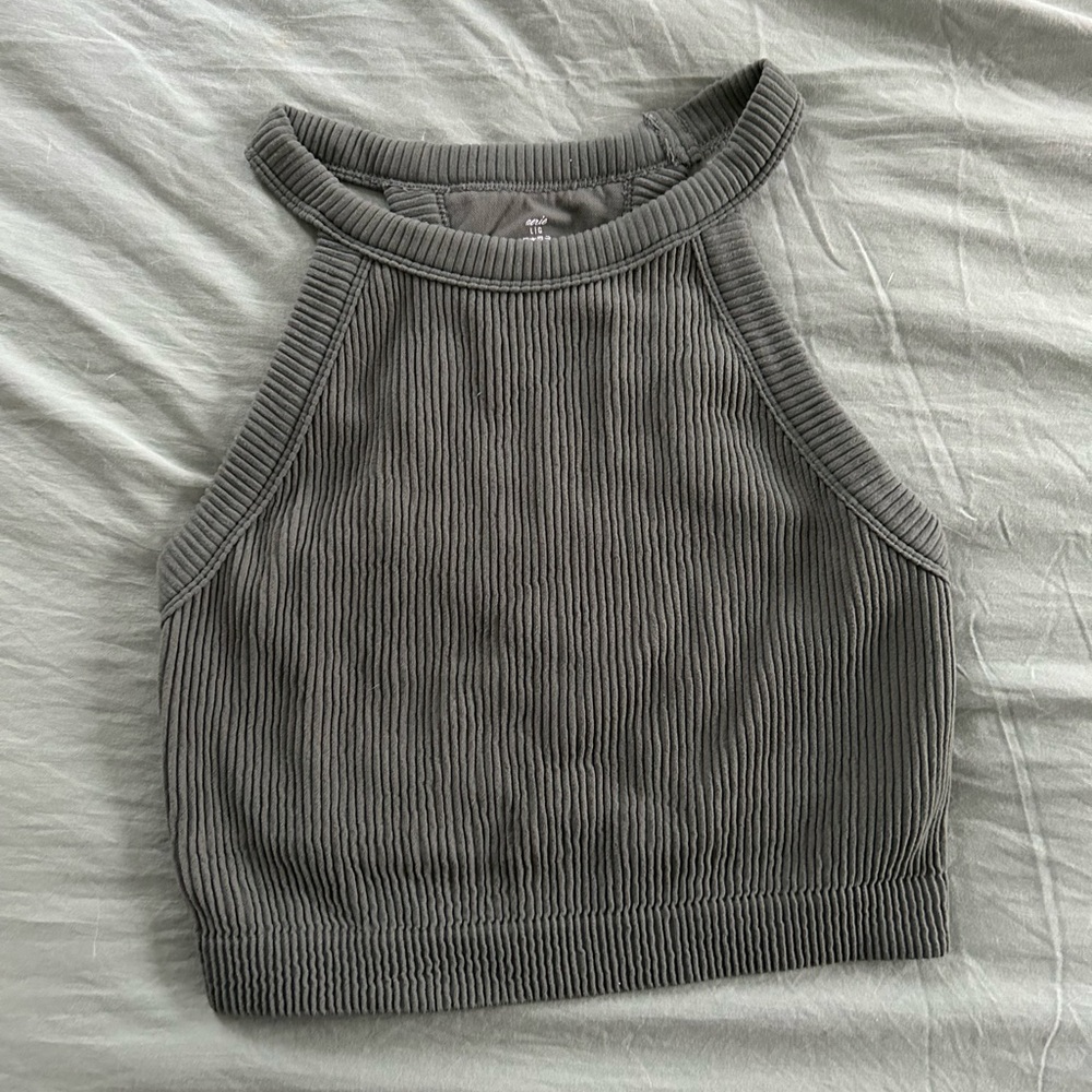 NWOT Aerie Superchill Seamless High Neck Bra Top